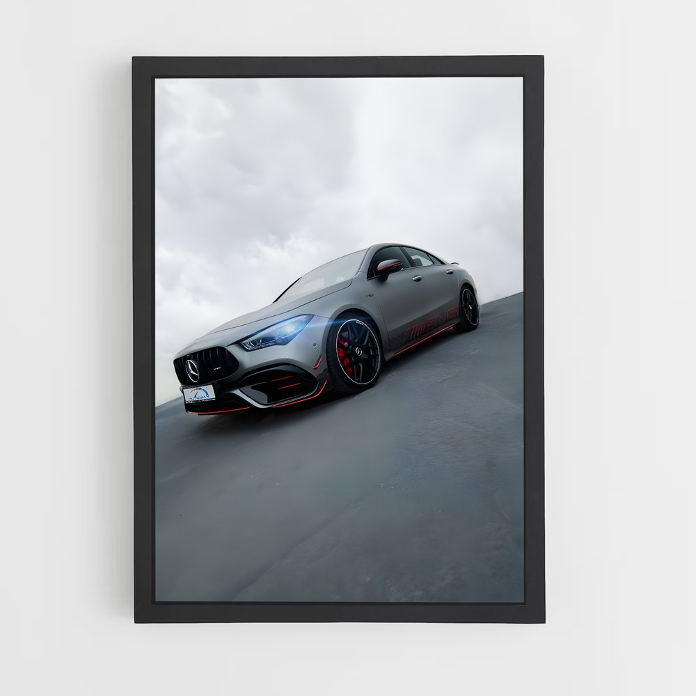 Poster Supercar GTX – affiche Mercedes (vue 2)